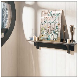 Hummingbird Canvas There Is Always Something To Be Thankful For Wall Art Decor 3