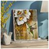 Hummingbird Canvas Wall Art - Bless The Lord Hummingbird Canvas Wall Art Decor
