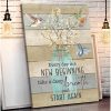 Hummingbird Canvas Wall Art - Breath Flowers And Hummingbirds Every Day Is A New Beginning Canvas Wall Art Decor