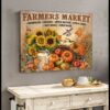 Hummingbird Canvas Wall Art - Farm Farmhouse Hummingbirds Canvas