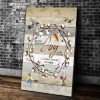 Hummingbird Canvas Wall Art - Flowers And Hummingbirds Canvas May This House Have Joy In The Morning Wall Art Decor