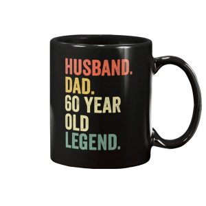 Husband Dad 60 Year Old Legend Mug 1