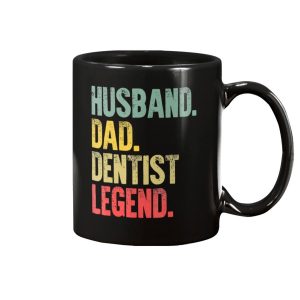 Husband Dad Dentist Legend Mug 1