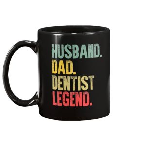 Husband Dad Dentist Legend Mug 2