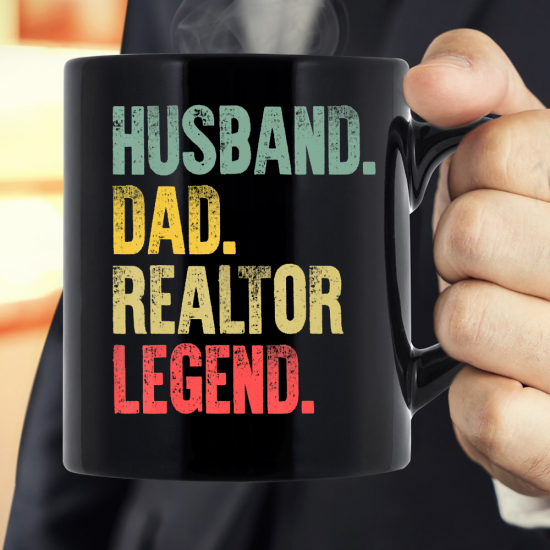 Husband Dad Realtor Legend Mug