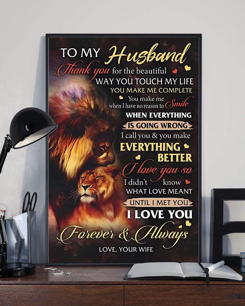 Husband Wall Art Canvas