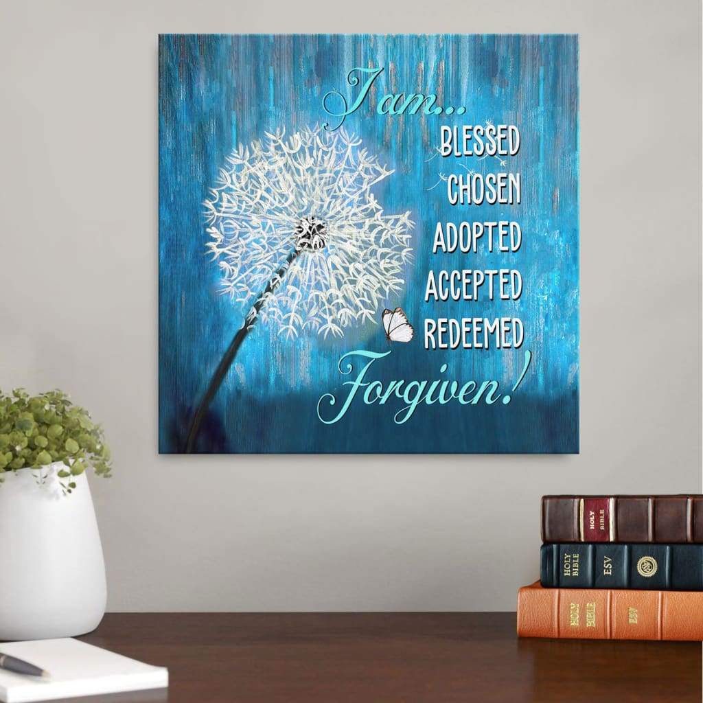 I Am Blessed Canvas Wall Art