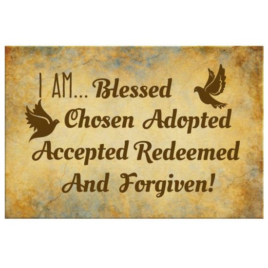 I Am Blessed Wall Art Canvas Christian Wall Art 2