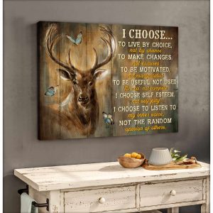 I Choose Deer Canvas Prints Wall Art Decor