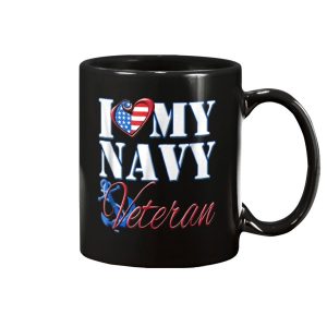 I Love My Navy Veteran Patriotic Sailor Mug 1