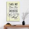 I Will Not Cause Pain Isaiah 66:9 Bible Verse Wall Art Canvas Print