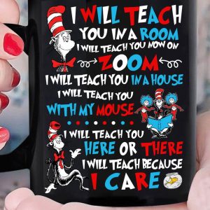 I Will Teach You In A Room Teacher Appreciation Mug