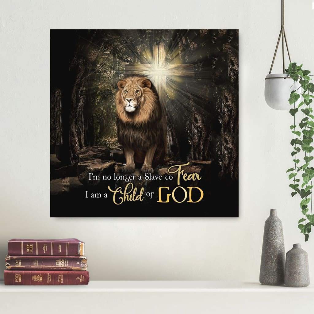 I'M No Longer A Slave To Fear Canvas Wall Art