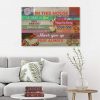 In This House We Trust In God Canvas Wall Art - Christian Wall Art