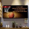 It Is About Being Better Than You Were The Day Before Basketball Canvas