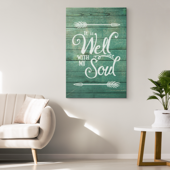 It Is Well With My Soul Canvas Wall Art 1 1