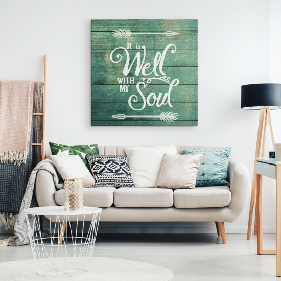 It Is Well With My Soul Canvas Wall Art 1
