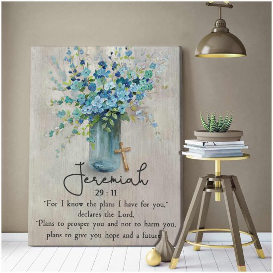 Jeremiah 2911 Canvas Wall Art Teehall