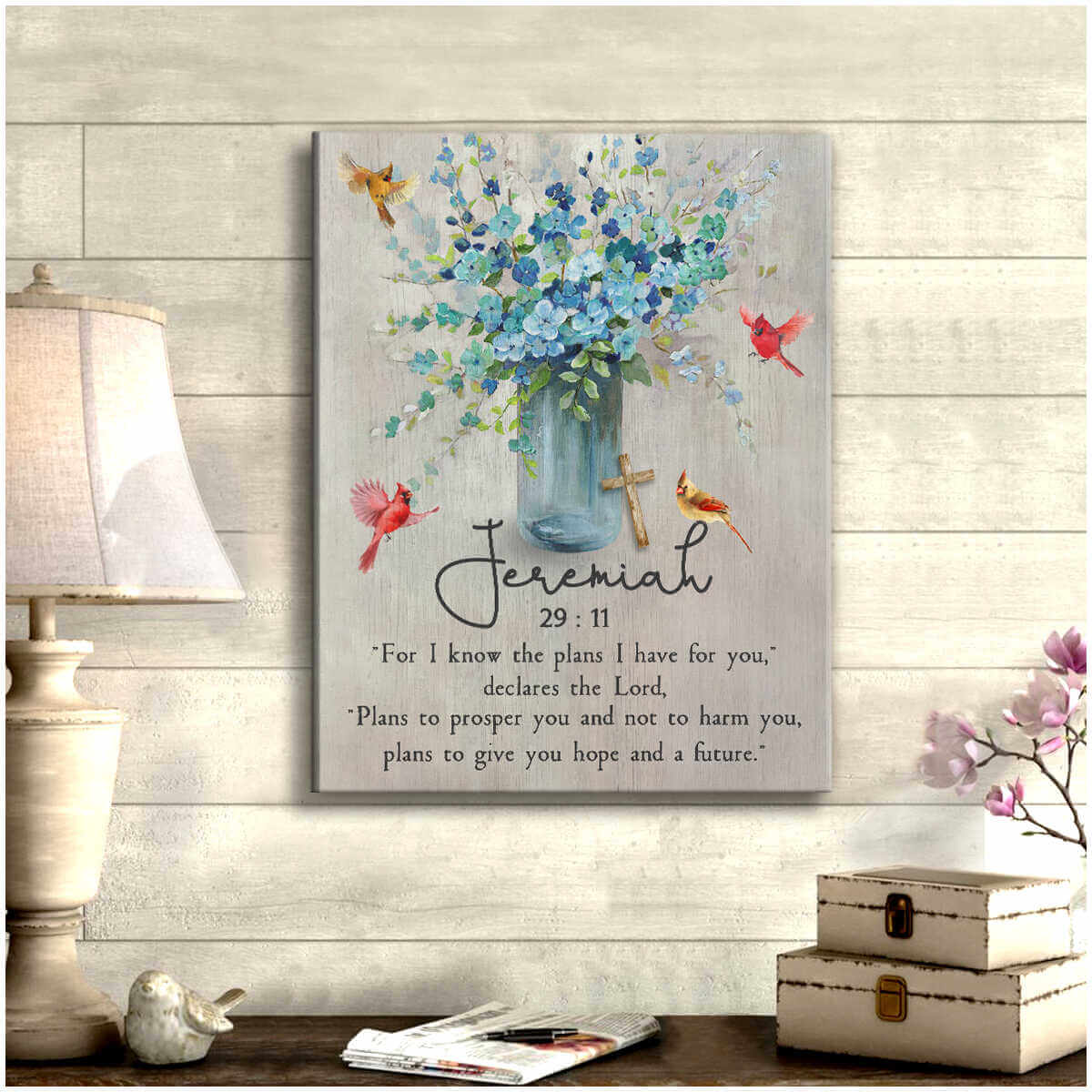 Jeremiah-2911-Cardinal-Canvas-Wall-Art-3 Jeremiah 2911 Cardinal Canvas Wall Art 3