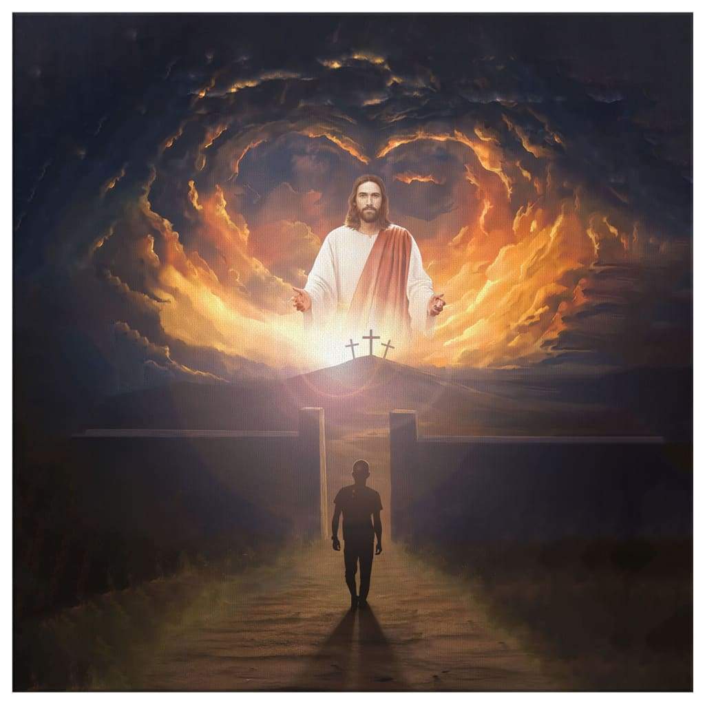 Jesus-Come-Back-And-Open-Arms-Canvas-Wall-Art-2 Jesus Come Back And Open Arms Canvas Wall Art 2