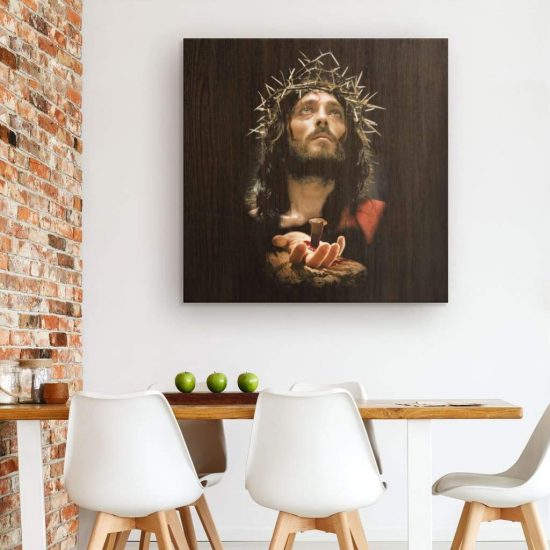 Jesus Crucified Hands Canvas Wall Art 1 1