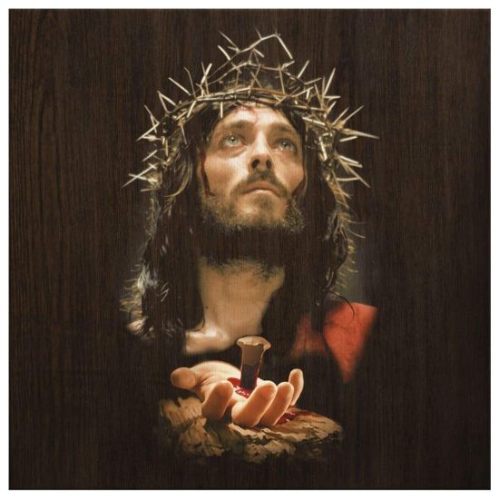 Jesus Crucified Hands Canvas Wall Art 2 1