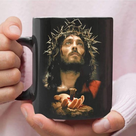 Jesus' Crucified Hands Coffee Mug