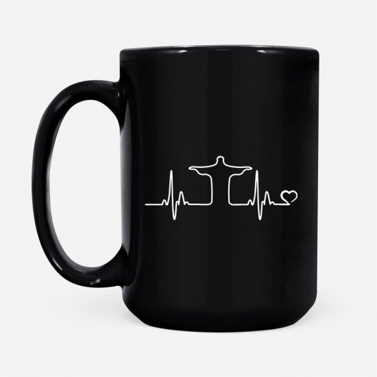 Jesus Heartbeat Coffee Mug 2