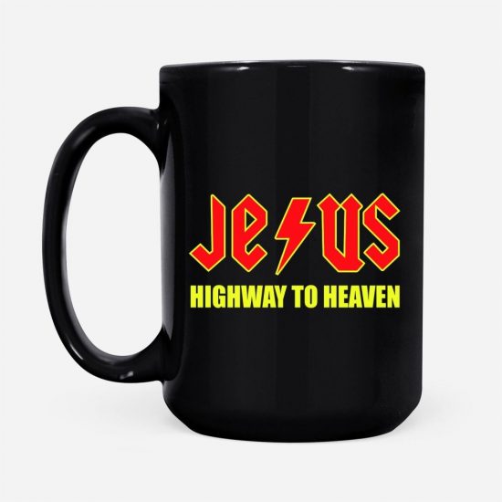 Jesus Highway To Heaven Coffee Mug 2