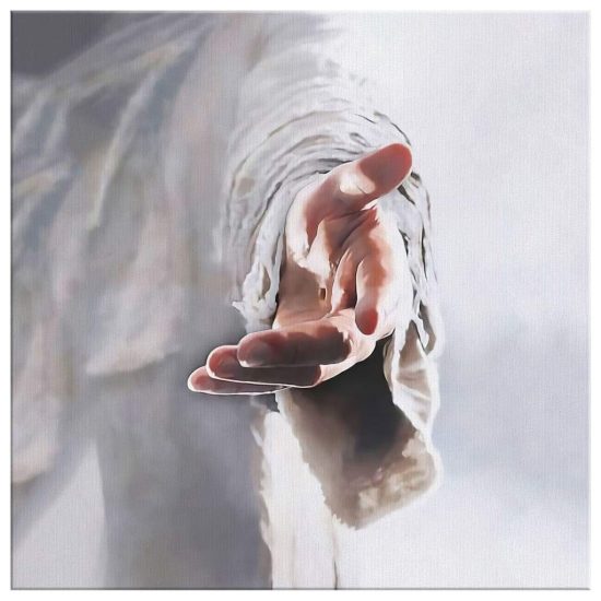 Jesus Holding His Hand Out Wall Art Canvas Jesus Wall Art 2