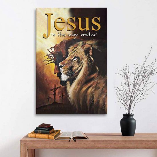 Jesus Is The Way Maker Canvas - Christian Wall Art