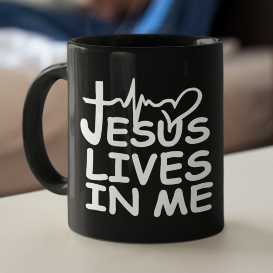 Jesus Lives In Me Coffee Mug