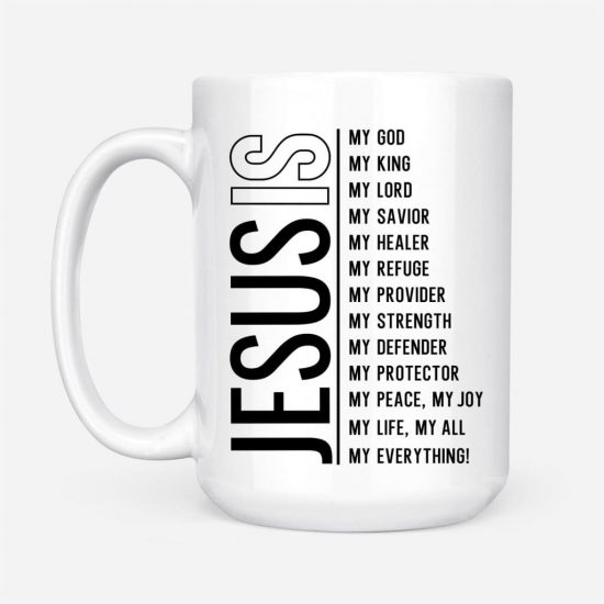 Jesus My Lord My God My All Christian Coffee Mug 2