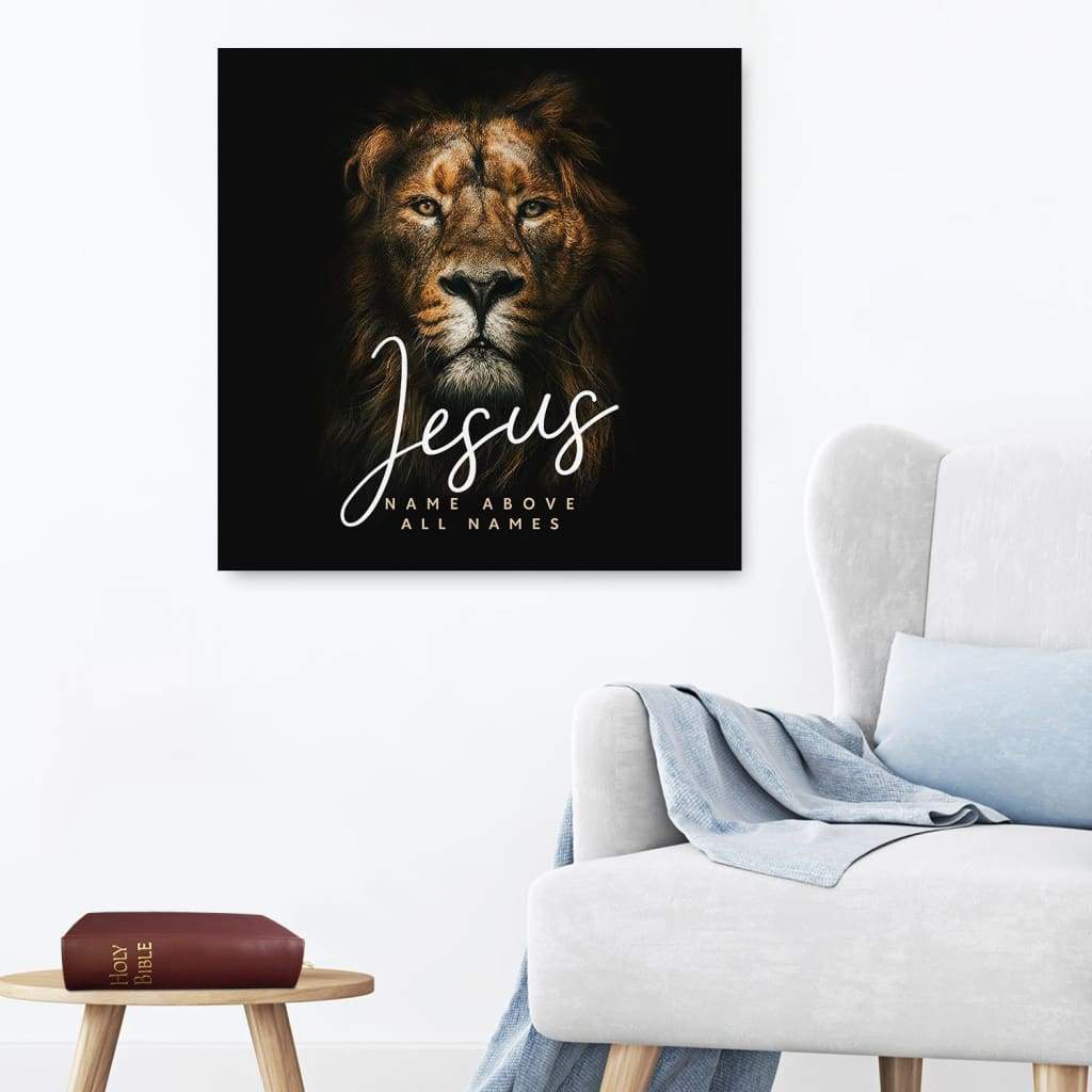 Jesus Name Above All Names Canvas Wall Art