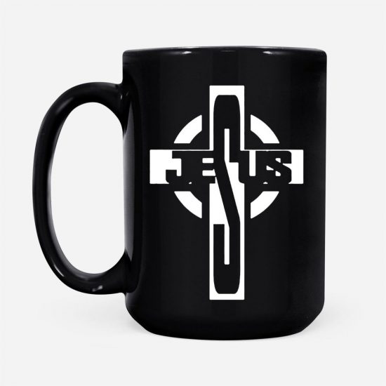 Jesus On The Cross Coffee Mug 2