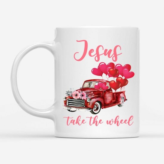 Jesus Take The Wheel Coffee Mug 1