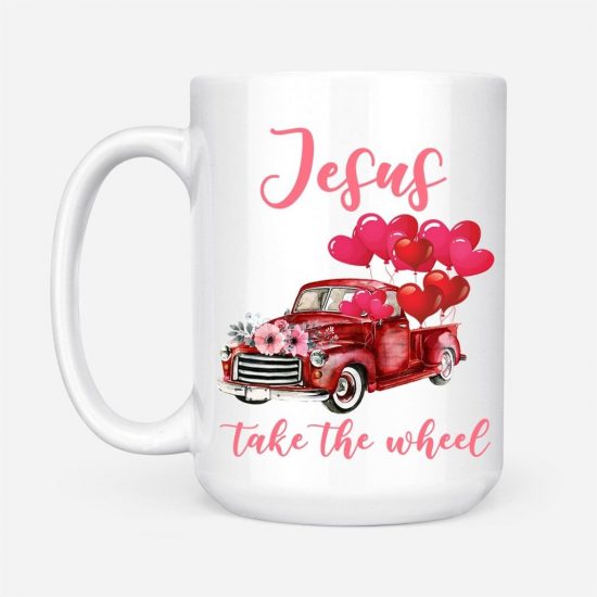 Jesus Take The Wheel Coffee Mug 2