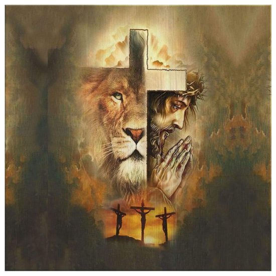 Jesus The Lion Of Judah Canvas Wall Art 2 3