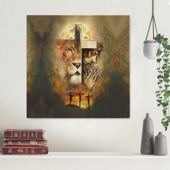 Jesus The Lion Of Judah Canvas Wall Art