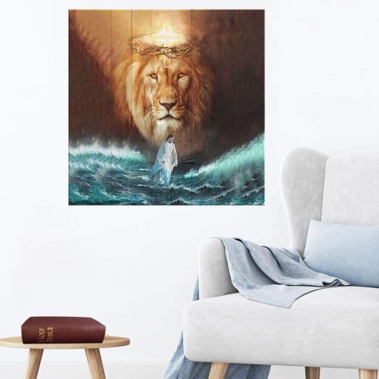 Jesus The Lion Of Judah Canvas Wall Art