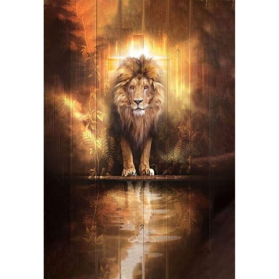 Jesus The Lion The Lamb Canvas Wall Art Christian Wall Art 2