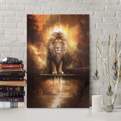 Jesus The Lion The Lamb Canvas Wall Art - Christian Wall Art