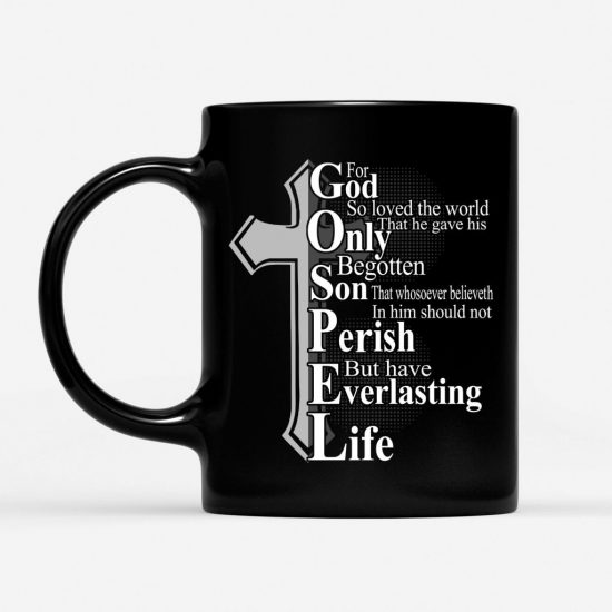 John 316 For God So Loved The World Coffee Mug 1