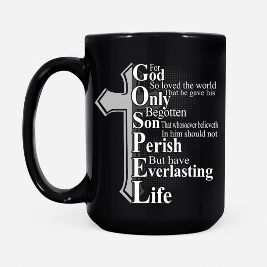 John 316 For God So Loved The World Coffee Mug 2