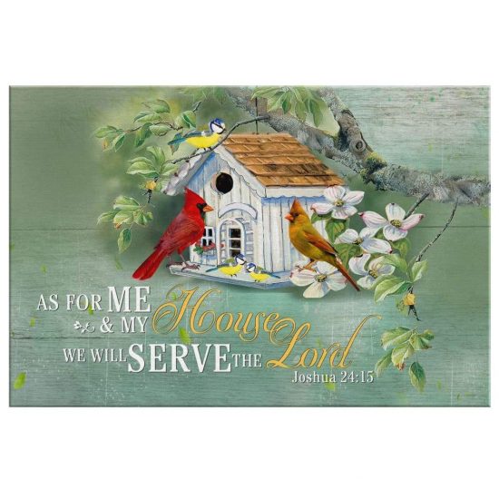 Joshua 2415 We Will Serve The Lord Canvas Wall Art 2