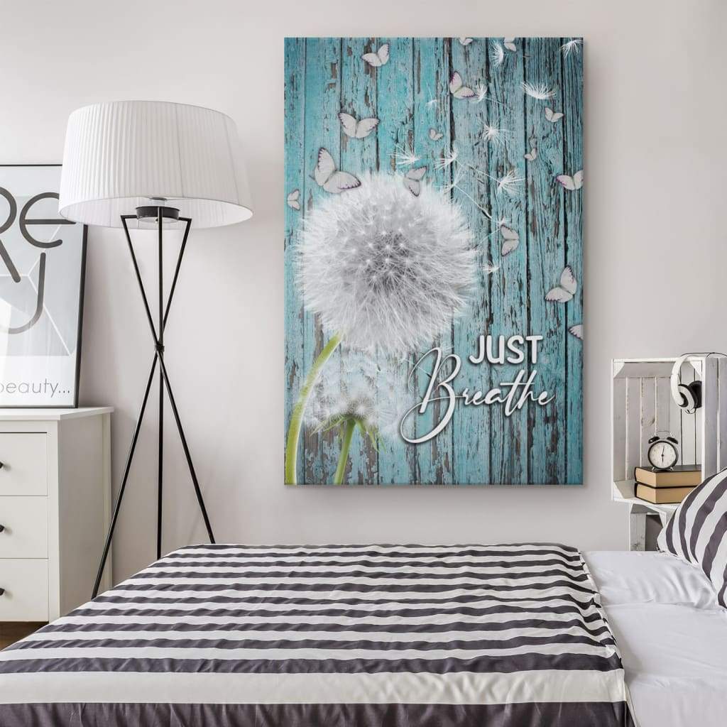 Just-Breathe-Dandelion-Canvas-Wall-Art-Christian-Wall-Art-1 Just Breathe Dandelion Canvas Wall Art Christian Wall Art 1