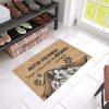 Just So You Know Husky Dog Lover Doormat Welcome Mat