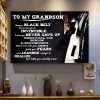 Karate Grandson Canvas Wall Art