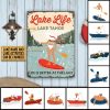Lake House Vintage Lake Life Custom Classic Metal Signs