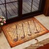Life Is Full Of Important Choicesgolf Personalized Custom Name Doormat Welcome Mat